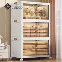 Không Cần Lắp Đặt, Sắp Xếp, Quần Áo Trẻ Em, Đồ Ăn Nhẹ, Đồ Chơi, Tủ Nhựa, Tủ Đựng Quần Áo Phòng Ngủ, Tủ Đựng Đồ Nhiều Tần