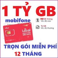 KHÔNG CẦN NẠP TIỀN Sim 4G Mobifone Trọn Gói 1 Năm Max Băng Thông Data Không Giới Hạn MDT255 MDT250A 12CAR80 MDT150 12MFY