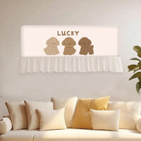 Không cần tháo nắp điều hòa Kiểu treo khi khởi động, Nắp che bụi, nắp treo, Nắp điều hòa Gree Haier, rèm chắn gió của Midea, 1.5 HP GN5S