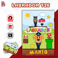 [Không cắt]  Librador Baby Quiet Book DIY Handmade - Bộ Sản Phẩm Quay Video