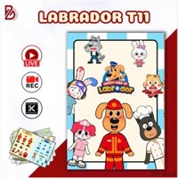 [Không cắt]  Librador Baby Quiet Book DIY Handmade - Bộ Sản Phẩm Quay Video
