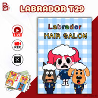 [Không cắt]  Librador Baby Quiet Book DIY Handmade - Bộ Sản Phẩm Quay Video