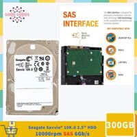 (Không CHO PC HOME)Dell / Seagate Savvio® 10k.6 HDD 300GB 10000 RPM 64MB Cache SAS 6Gb / s 2.5inch Ổ cứng trần ST300MM0006