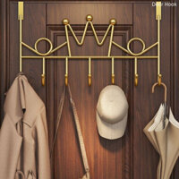 Không Đấm Cửa Phía Sau Móc Sắt Nghệ Thuật Mạnh Mẽ Chịu Lực Giá Treo Quần Áo Cửa Phía Sau Phòng Ngủ Ký Túc Xá Giá Để Đồ