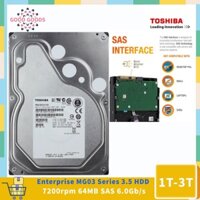 (Không dành cho PC gia đình)Dell / TOSHIBA MG03SCA100 / 200 / 300 1TB 2TB 3TB 7200 RPM 64MB Cache SAS 6Gb / s Ổ cứng bên trong 3,5 "Ổ cứng trần 0GPP3G 0829T8 014X4H