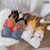 Không Dây Push Up Áo Ngực Cho Nữ Thời Trang Hàn Quốc Áo Ngực Cup Liền Mạch Bralette Đồ Lót Gợi Cảm Trắng Đen Áo Ngực