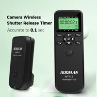 Không Dây WTR-2 Camera Hẹn Giờ Shutter Phát Hành Timelapse Khoảng Thời Gian Điều Khiển Từ Xa Cho Canon Sony Nikon Bóng Đèn Bắn Liên Tục