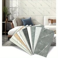 Không độc hại 60 * 30cm Giả Ngói 3D Đá Cẩm Thạch Nhà Bếp Chống Thấm Nước Tự Dính Dán Tường Trang Trí Tường Phòng Tắm Giấy Dán Tường Chống Ẩm