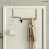 Không Đục Lỗ Móc Cửa Sắt Chịu Lực Mạnh Mẽ Giá Treo Quần Áo Phòng Ngủ Ký Túc Xá Treo Tường Giá Để Đồ