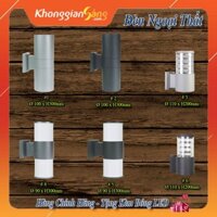 [KHÔNG GIAN SÁNG] ĐÈN CỘT ĐÈN CỔNG RÀO GẮN TƯỜNG TRANG TRÍ NGOÀI TRỜI, THÂN ĐÈN NHÔM CHOÁ THUỶ TINH