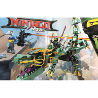 [Không Hộp][Có Decal]Đồ Chơi Lắp Ráp Rồng Xanh Của Lloyd The NinjaGo Movie