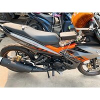 (KHÔNG KÈM GỐI) Ghế ngồi xe máy Exciter, Yên Nệm, Không Tựa,Có Gác Chân,An Toàn Cho Bé , GHẾ ĐÔN SỐ EXCITER INOX CAO CẤP