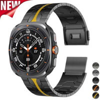 Không Khoảng Cách Dây Đeo Bằng Thép Không Gỉ Cho Samsung Galaxy Watch 7 Ultra 47 Mm Dây Đeo Tay Từ Khóa Cho Samsung Watch Dây Kim Loại Siêu Sang Trọng