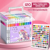 [KHÔNG LEM] Hộp bút màu acrylic màu sắc tươi sáng cao cấp vẽ lên mọi bề mặt cho bé thỏa sức sáng tạo