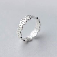 (KHÔNG LỢI NHUẬN)Nhẫn kim tiền bạc Lotus