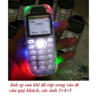 (Không Phải ĐT)Combo Vỏ Trong+ Sườn led trong suốt nokia 1280