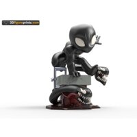 [Không phải Mô Hình] File in 3D Chibi Symbiote Spider-Man