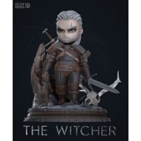 [Không phải Mô Hình] File in 3D Chibi Geralt - The Witcher