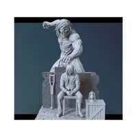 [Không phải Mô Hình] File in 3D Eren Titan Shingeki No Kyojin