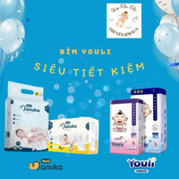 [KHÔNG QUÀ] Bỉm dán/quần YOULI Tý Quậy / Manuka Trung Quốc