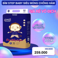 KHÔNG QUÀ GIÁ HỜI TÃ/ BỈM DÁN QUẦN STEPBABY BỊCH ĐẠI 90 MIẾNG SIÊU MỎNG CHỐNG HĂM S92/ M86/L80/XL74/XXL68/XXXL68/4XL64