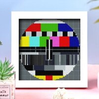 Không Tín Hiệu Tranh Gắn Đá Cổ Truyền Hình Hình Hình Kim Cương Dán Handmade diy Ngộ nghĩnh Trang Trí Đơn Giản Tự Làm Tranh Handmade 0321
