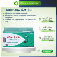 KHỚP AKA TÂM BÌNH [Hộp 60 viên] – Hỗ trợ khả năng vận động của khớp, dưỡng khớp, tái tạo sụn khớp