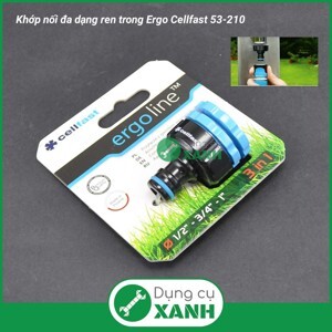 Khớp nối đa dạng ren trong Ergo Cellfast 53-210