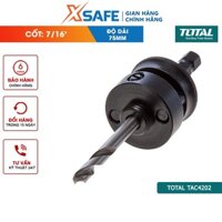 Khớp nối khoét lỗ TOTAL TAC4202 đuôi lục giác 7/6", phù hợp để gắn với mũi khoét lỗ 1-1/4" đến 8-1/4" - chính hãng