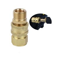 KHỚP NỐI NHANH ĐẦU RA CỦA MÁY XỊT RỬA CAO ÁP – phụ kiện nối nhanh máy rửa xe – ren chuẩn, phù hợp với đa số máy rửa xe gia đình, máy xịt rửa mini, máy xịt rửa cao áp