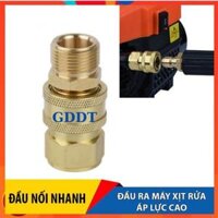 Khớp nối nhanh, Khớp nhanh máy rửa xe ren 22mm, Chống xoắn dây rửa xe Ren bi 22mm