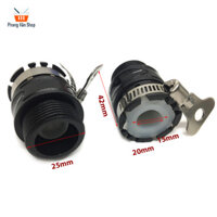 Khớp nối nhanh vòi nước có đai siết- Đầu nối ren 25mm