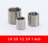 Khớp Nối Ống Ren NPT1/2 3/4 1/4 3/8 1Inch Khớp Nối Ống Đúc Bằng Thép Không Gỉ 304 Nữ Đúc Ren Fem