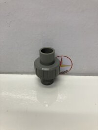 Khớp nối sống rắc co  PVC phi 21 Bình Minh