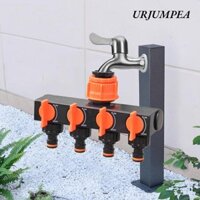 Khớp van bốn chiều URJUMPEA, PVC có công tắc Bộ phân phối nước vòi 4 chiều, Bộ chia nước vòi chuyển đổi