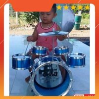 [khosihadong29hn] Bộ trống đại cho bé, bộ 5 chống cho bé, Bộ trống Jazz Drum 5 trống cho bé