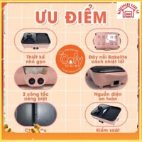 [khosihaihai] NỒI LẨU NƯỚNG HÀN QUỐC 2 NGĂN SIÊU CHỐNG DÍNH