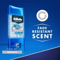 Khử mùi nam GILETTE CLEAR GEL UNDEFEATED