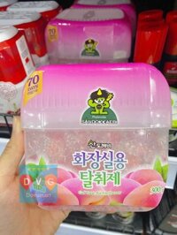 Khử Mùi Nhà Vệ Sinh Hương Đào Hàn Quốc 300G / 산도깨비) 화장실용 탈취제 피치향 300G