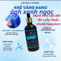 khử vàng ánh xanh dương, xanh ngọc ,xanh blu ,bù mầu xanh ,gội mầu xanh ,mạnh hơn thuốc nhuộm