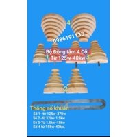 khuân gỗ đồng tâm 1pha 1, 2,3,4 +giường sắt từ 125w-40kw.