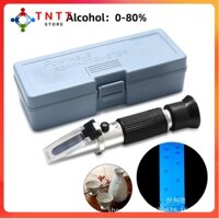 Khúc xạ kế cồn ATC⚡𝐅𝐫𝐞𝐞𝐒𝐡𝐢𝐩⚡máy đo nồng độ CỒN 0-80 độ, kiểm tra nồng độ cồn trong dung dịch, bia rượu nước trái cây