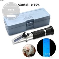 Khúc xạ kế độ cồn 80% - máy đo nồng độ cồn cầm tay 0-80% - Kiểm tra nồng độ cồn quang học