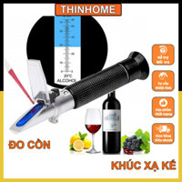 Khúc xạ kế đo nồng độ cồn 0 - 80% ATC trong dung dịch,rượu bia Máy đo độ cồn, kiểm tra độ cồn Shop ThinHome
