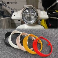 Khung abs Trang Trí Đèn Pha Trước Cho Xe vespa primavera 150 i-get 2013-2023