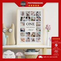 KHUNG ẢNH 12 THÁNG CHO BÉ - IN ẢNH THEO YÊU CẦU - KHUNG ẢNH SINH NHẬT CHO BÉ - KHUNG ẢNH THÔI NÔI