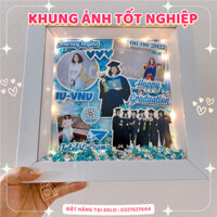 khung ảnh 3d tốt nghiệp, khung ảnh nổi DIY Handmade, làm quà tặng bạn bè