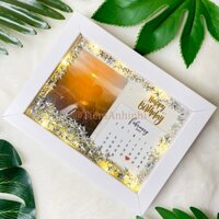 KHUNG ẢNH 3D TRANG TRÍ ĐỂ BÀN 13x18cm - KÈM IN ẢNH THEO YÊU CẦU - QUÀ LƯU NIỆM COUPLE