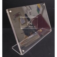 Khung ảnh A5 nam châm mica trong (vừa ảnh 21x15cm)