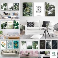 Khung Ảnh ⚡️𝐅𝐫𝐞𝐞𝐒𝐡𝐢𝐩⚡️ Cao Cấp Rừng Nhiệt Đới Trang Trí Phòng NOR-001 - Tặng Kèm Ảnh KTS Theo Chủ Đề